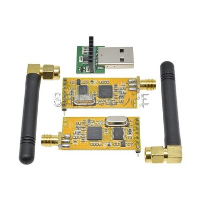 Wireless APC220 RF serial Data Modules With Antennas USB Converter