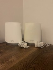 NETGEAR Orbi RBR750 Tri-band Mesh WiFi 6 Router and RBS750 Satellite