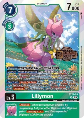 Lillymon Release Foil - ST21-09 NM - Digimon TCG