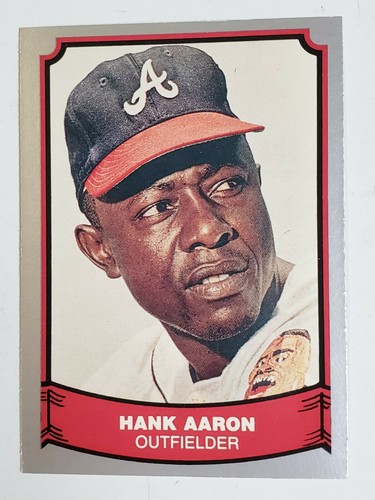 1988 PACIFIC LEGENDS HANK AARON #1 AUTHENTIC OUTFIELDER - 第 1/2 張圖片