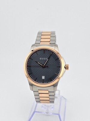 ★オートマティック★Gucci G-Timeless Unisex Automatic Watch Gucci G-timeless Gray Dial Stainless Steel Unisex 38mm Watch
