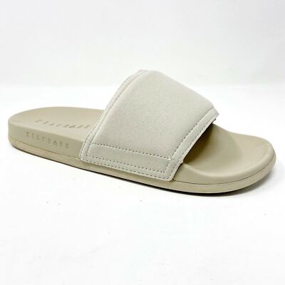 STNDRD Standard Los Angeles Monaco Suede Beige Mens Comfort Slides Sandals  | eBay