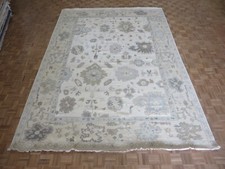 9'11 x 13'9 Hand Knotted Ivory Sultanabad Oushak Oriental Rug G15277