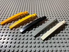 LEGO Parts 13731 / 85970 (2pcs) Slope Curved 10x1 with Plate 1x2