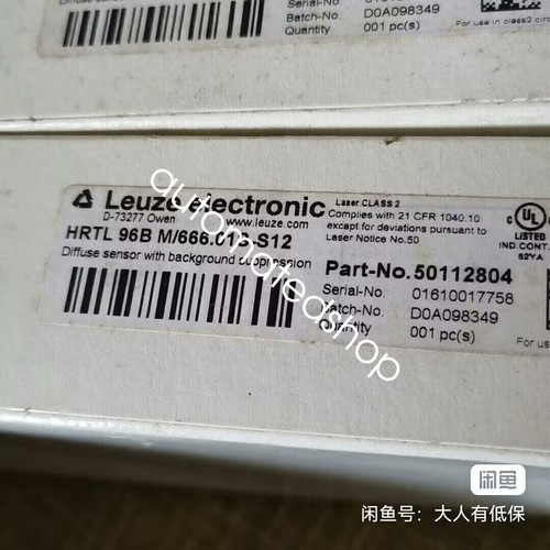 1PC NEW HRTL 96B M/666.01S-S12 Sensor - Bild 1 von 1