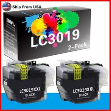 2-Pack LC3019XXL Black Ink Cartridge for MFC-J6530DW MFC-J5330DW MFC-J5335DW