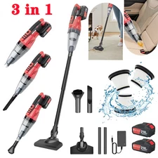 Cordless Vacuum Cleaner 3 in 1 Rechargeable Lightweight Stick Vacuum Cleaner LED