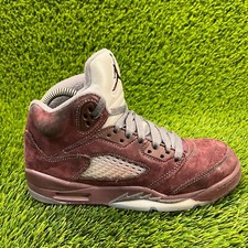 Nike Air Jordan 5 Retro Boys Size 5Y Red Casual Basketball Shoes Sneakers