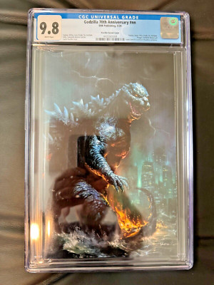 GODZILLA 70TH ANNIVERSARY #1 LUCIO PARRILLO VIRGIN VARIANT CGC 9.8