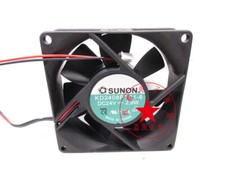 1PC SUNON 8025 8CM KD2408PTB1-6 24V 2.9W 2-wire inverter cooling fan 
