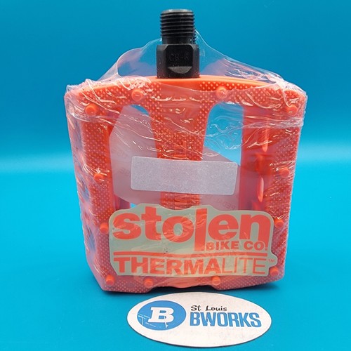 NEU Stolen Bike Co Thermalite 9/16" Pedale orange f9