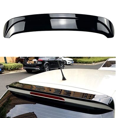 1pc Glossy Black Rear Trunk Spoiler Lip For VW Polo MK5 6R 6C 2009-2017 10