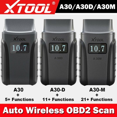 XTOOL A30/A30D/A30M BT Wireless Auto OBD2 Scanner Bidirectional Engine Diagnosis