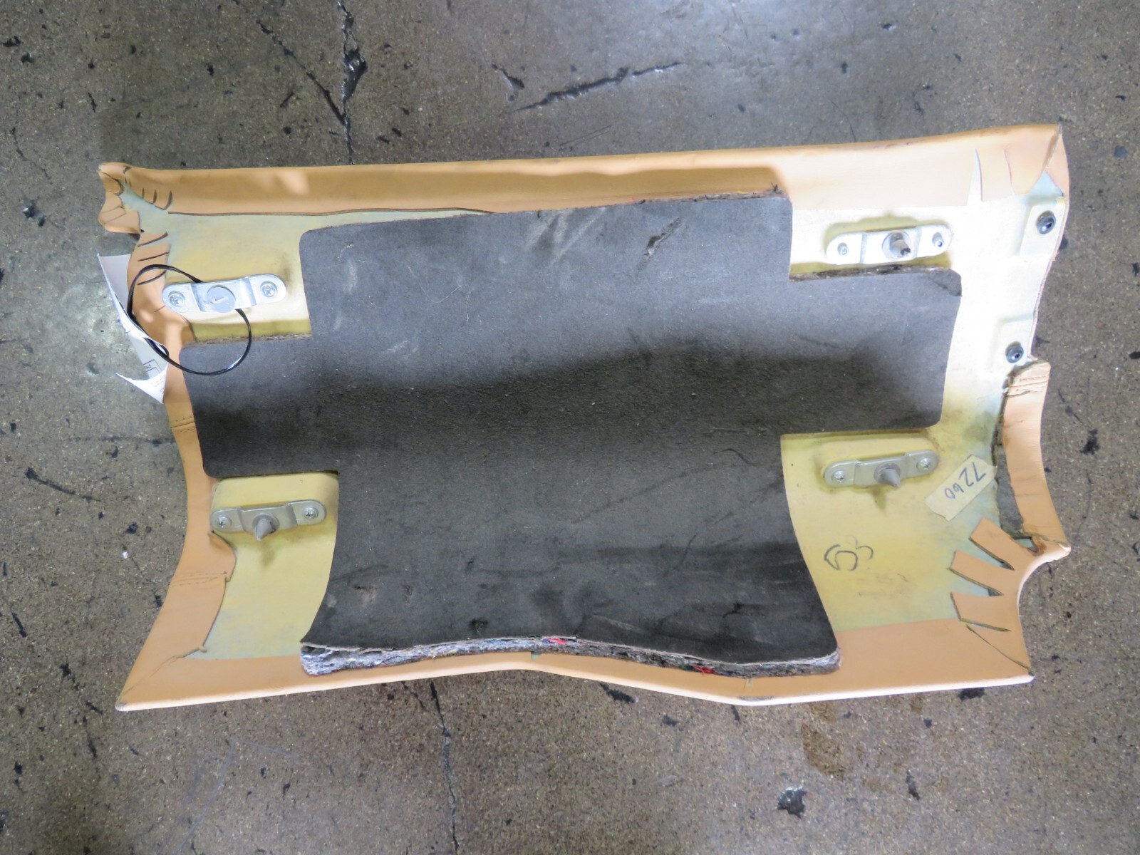 Ferrari 360, Spider, LH, Left, B-Pillar Trim Panel, Used, Tan, P/N 65902100