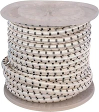 Bungee Shock Cord Lightweight Marine Grade Bungee 100% Stretch Weather Resistant