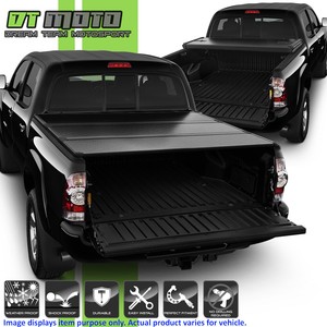 Hard Tri Fold Tonneau Cover For 2005 2015 Toyota Tacoma Double Cab 5ft 60 Bed Ebay