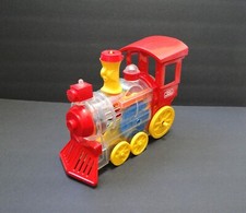 1974 Child Guidance Wind-Up Transparent Clear Choo Choo Train Read Description 
