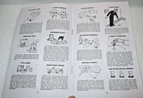 Libro de trucos de magia 102 E-Z - trucos ilustrados fáciles de aprender con tarjetas, monedas, etc. - Imagen 2 de 3