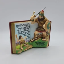 Hallmark Keepsake David Goliath Ornament Bible Story 1999 Christian Holiday Lord
