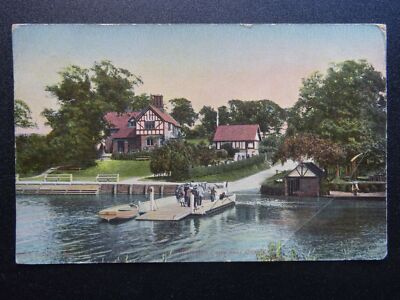 Cheshire CHESTER Eccleston Fähre um 1908 Postkarte von WR&S