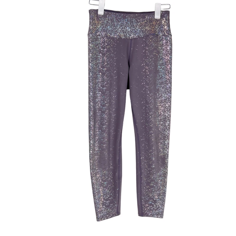 free-people-movement rainbow reflective active silver leggings
