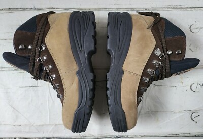 Earth Shoe Tan/Brown Hiking Leather Mountain Boots 4579808 Size 9 EUC Earth Shoe Tan/Brown Hiking Leather Mountain Boots 4579808  main image 2