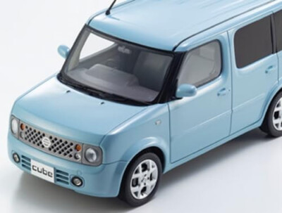 Kyosho samurai 1/18 NISSAN CUBE Light Blue KSR18060AB | eBay