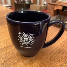 Vintage United States Coast Guard Logo Themed Coffee Cup Mug Made in USA