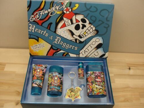 Ed Hardy Love and Luck, and Hearts and Daggers Two Piece Gift Set