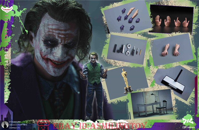 1/6 DJ-CUSTOM EX001 Dark Knight Joker 12'' Action Figure Batman