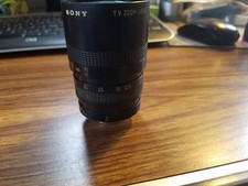 Sony TV Camera Zoom LensFast F 1:2 focal Length 12.5-50mm. Used.