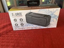 NEW Source Electronics Splashproof Wireless Speaker, Bluetooth, and Microphone