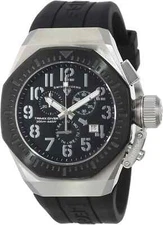 Swiss Legend Men's 10540-01-BB  Trimix Diver Chronograph Black / Silver Watch