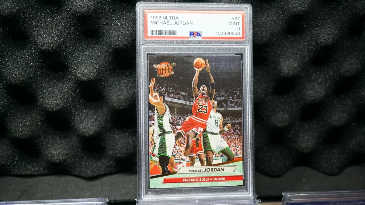 1992 Fleer Ultra MICHAEL JORDAN #27 - PSA 9 - MINT New Slab