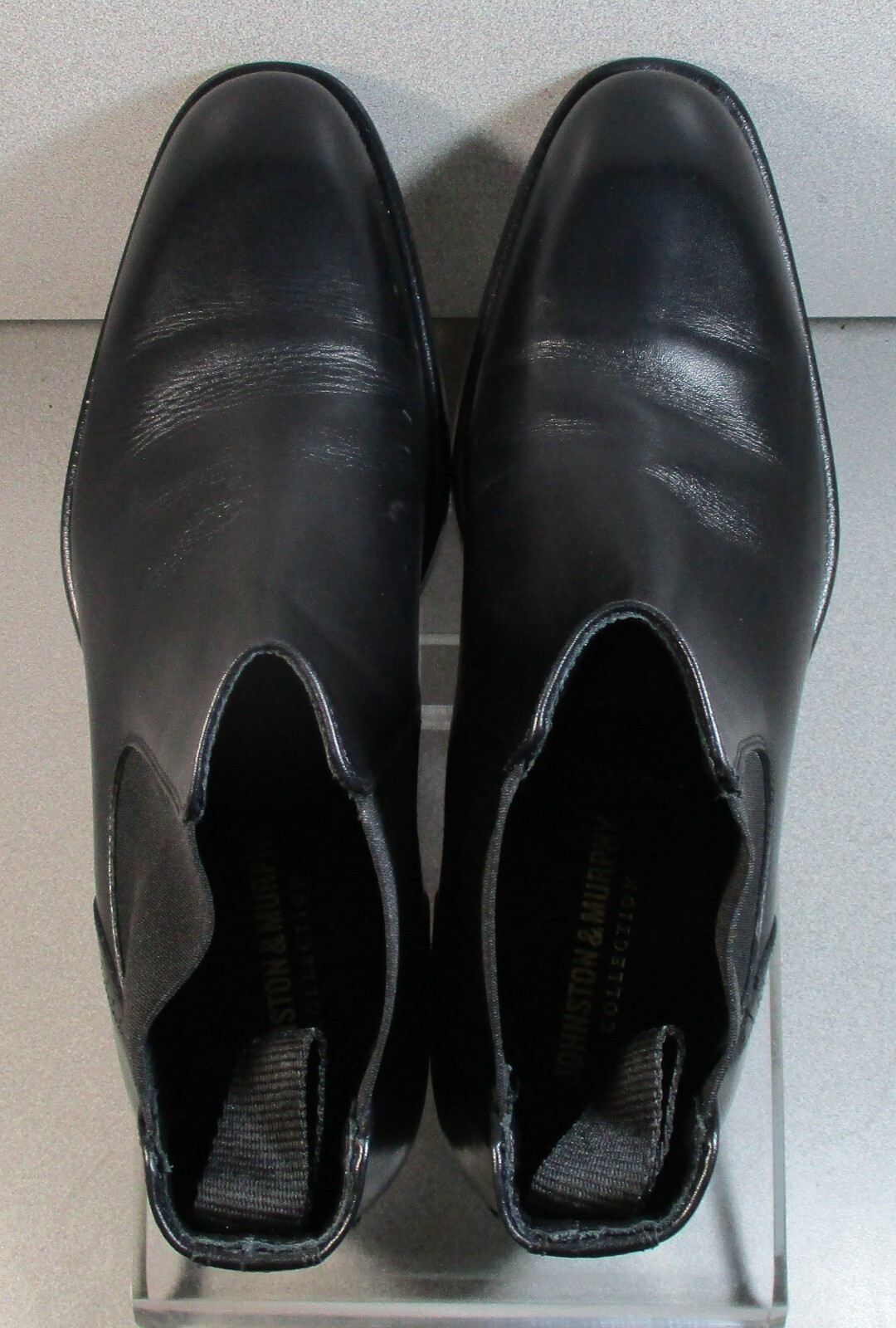 246021 PFBTi60 ELLSWORTH MEN SHOE 9.5 BLACK LEATHER MADE INITALY