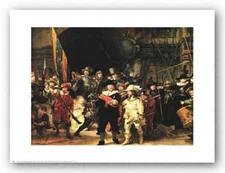 ART PRINT Night Watch Rembrandt Harmenszoon van Rijn