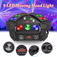 240W Spider Laser Moving Head Light RGB 9LED DMX Stage DJ Disco Beam Lighting US