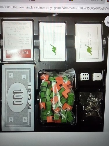 Sinclair Dino Oply Game it's a Monopoly Type Game - Picture 3 of 13