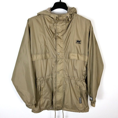 Helly Hansen Men Westport Parka Light Hooded  Jacket Windbreaker Taupe M