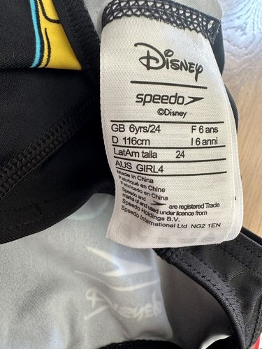 Costume da bagno intero SPEEDO Topolino bambina età 3, 4 o 5 anni - Foto 15 di 15