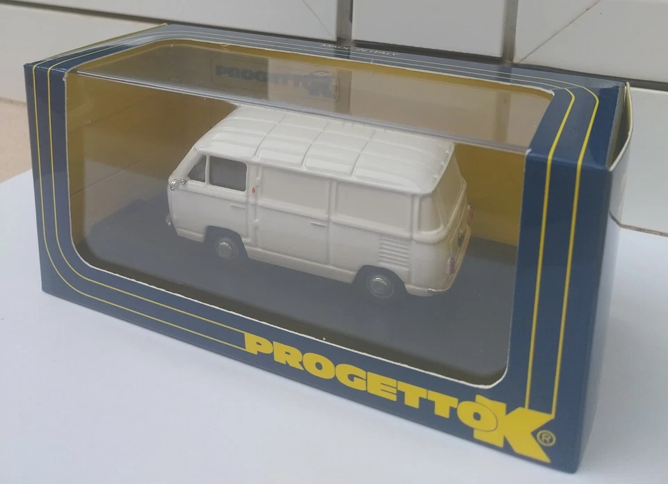 Fiat 600T Furgone white ProgettoK Automodelli MIB 1:43 500 600 850 900 124 1500 - Imagen 3 de 4