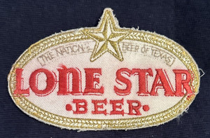 Vintage Lone Star beer advertising patch