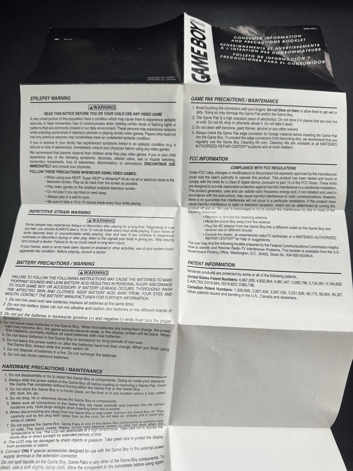 Harvest Moon - Japan Version- Nintendo Gameboy W Gameboy Manual - Image 3 of 4