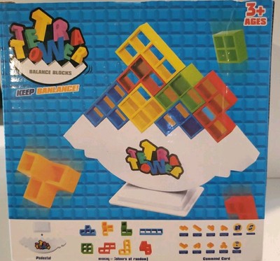 Tetra Tower Balance Building Blocks Game Ages 3+ Keep Balance 48 Pieces 