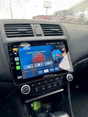 10.1'' Android 15 Carplay 4+64GB Navi Car Radio Stereo For Honda Accord 2003-2007