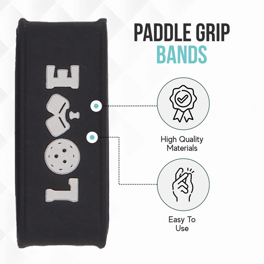 Pickleball Paddle Grip Band ā Secures Grip Tape ā Fits All Paddle Handles ā S... Pickleball Paddle Grip Band ā Secures Grip Tape ā Fits All Paddle Handles ā S...
