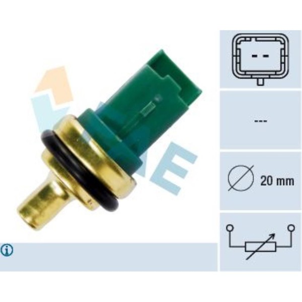 FAE Sensor KüHlmitteltemperatur FüR Ford Fiesta V Jh_ Jd_ Kuga II DM2 WA6-image