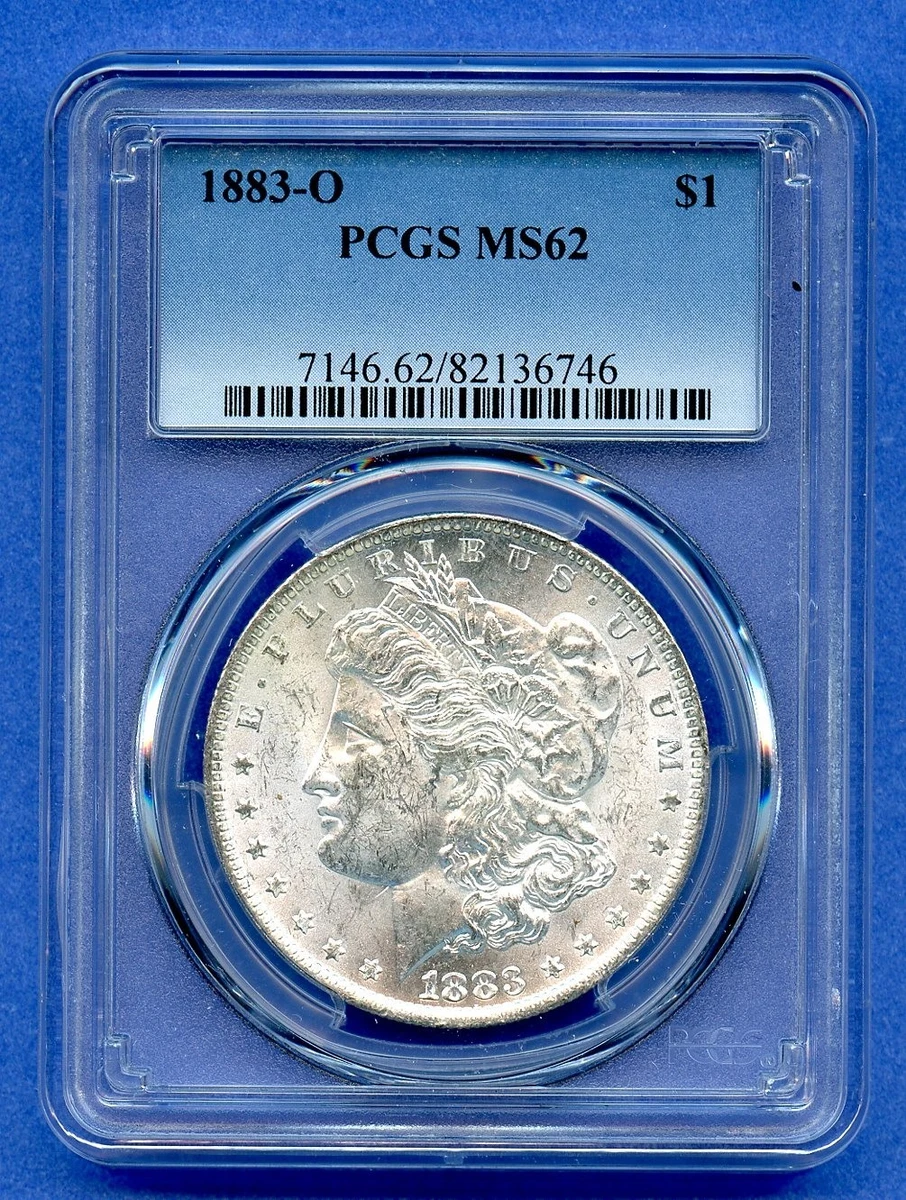Silver MS 62 Graded 1883 Year Morgan US Dollars (1878-1921) for