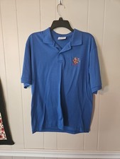 1999 Fun Fest Polo Shirt Medium M Blue Embroidered Logo Kingsport Tri Cities VTG
