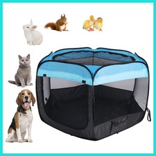 Portable Dog Playpen Cat Tent,Pop Up Playpen for Small Middle Dogs Cats Pet T...